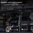 thumbnail image 4 of Video Card Sag Holder Bracket Vertical Telescopic Rotating GPU Stand Aluminum Alloy Video Card GPU Holder for Desktop PC Case Black, 4 of 6