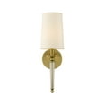 thumbnail image 2 of 1 Light Wall Sconce Frame Finish Rubbed Brass, 2 of 3
