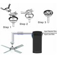 thumbnail image 2 of PullChainControl IndoorOutdoorCeilingFan, 3-Speed ReversibleBlades for Patio Porch DualMountInstallation (42 Inch, Pearl Gray), 2 of 4