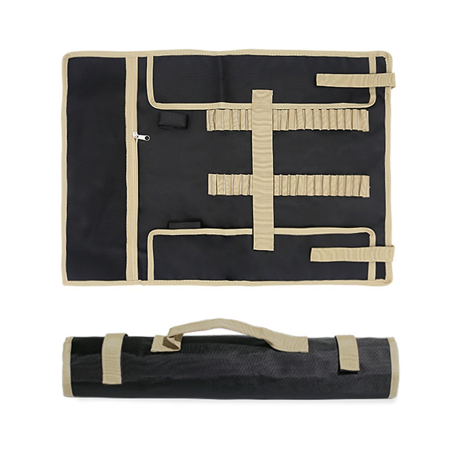 Portable Camping Tent Stakes Bag Folding Tent Stake Bag Outdoor Camping Ground Nails Carry Case for Hiking Camping