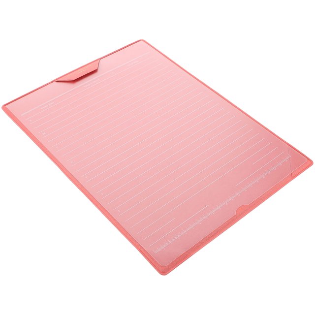 FENGGUIQU Tapete De Escritorio De Cuero Rosa Protector Para Oficina Con Del