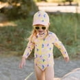 thumbnail image 2 of JAN & JUL Toddler Girl Swim-suit with UPF 50+ UV Protection (3T, Summer Citrus), 2 of 6