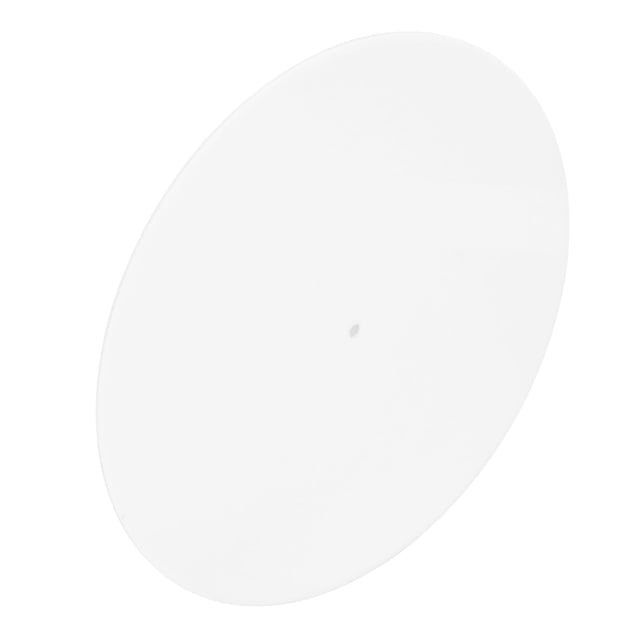 Acrylic Turntable Mat, Universal 12in Slipmat with Shiny Effect Illuminates Listening Space for Static Reduction Clearer Sound Quality