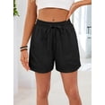 thumbnail image 6 of Women'S Shorts Casual Summer Shorts High Waisted Comfy Pull on Shorts with Pockets, 6 of 9