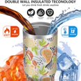 thumbnail image 3 of Modern 30oz Handheld Travel Tumbler with Handle – Double Wall Stainless Steel Insulated Cup, Flip Straw Lid, Leak-Proof & BPA-Free for Hot and Cold Drinks – Durable Coffee & Juice Mug White, 3 of 7
