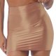 thumbnail image 3 of Minifalda de tubo de Color liso brillante al óleo para mujer, minifalda informal de cintura alta con cintura elástica, traje de fiesta Rave para Club nocturno, 3 of 5