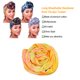 thumbnail image 2 of Qarigey Hijab de estilo étnico con nudo turbante, pañuelo elástico elegante para la frente, accesorios transpirables para la cabeza, adornos para el Sombreros Naranja Qarigey AP011231-05, 2 of 6