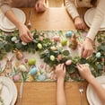 thumbnail image 3 of 5.6FT Easter Garland with Muticolor Eggs and Eucalyptus Leaves-Artificial Spring Vine Centerpiece Decoration,Farmhouse Hanging Rustic Decor for Mantle Banisters Fireplace Door Tree Indoor Outdoor, 3 of 7