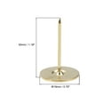 thumbnail image 3 of Uxcell 0.75''x1.18'' Upholstery Nails Tacks  Flat Head Furniture Nails Pins Iron Gold Tone 20Pcs, 3 of 5