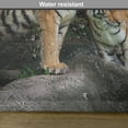 thumbnail image 6 of Ambesonne Animal Place Mats Set of 4, Tiger Couple in Jungle, Standard Size, Grey and Ginger, 6 of 6
