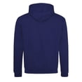 thumbnail image 3 of Awdis - Sudadera con capucha Modelo Varsity - Correr/Fitness/Gym/Deporte (Marino oxford/ Amarillo sol), 3 of 3