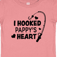 thumbnail image 4 of Inktastic I Hooked Pappy's Heart with Fishing Rod Boys or Girls Baby T-Shirt, 4 of 5