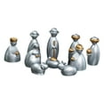 thumbnail image 3 of 10 Pieces Religious Sculpture Nativity Scene Manger Figures Collectible Artwork for Holiday Fireplace Decor, 3 of 9