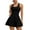 Black, variant on Women Tennis Dress with Built-in Bra and Shorts Pockets Athletic Dress for Exercise Golf Dresses Workout Dress