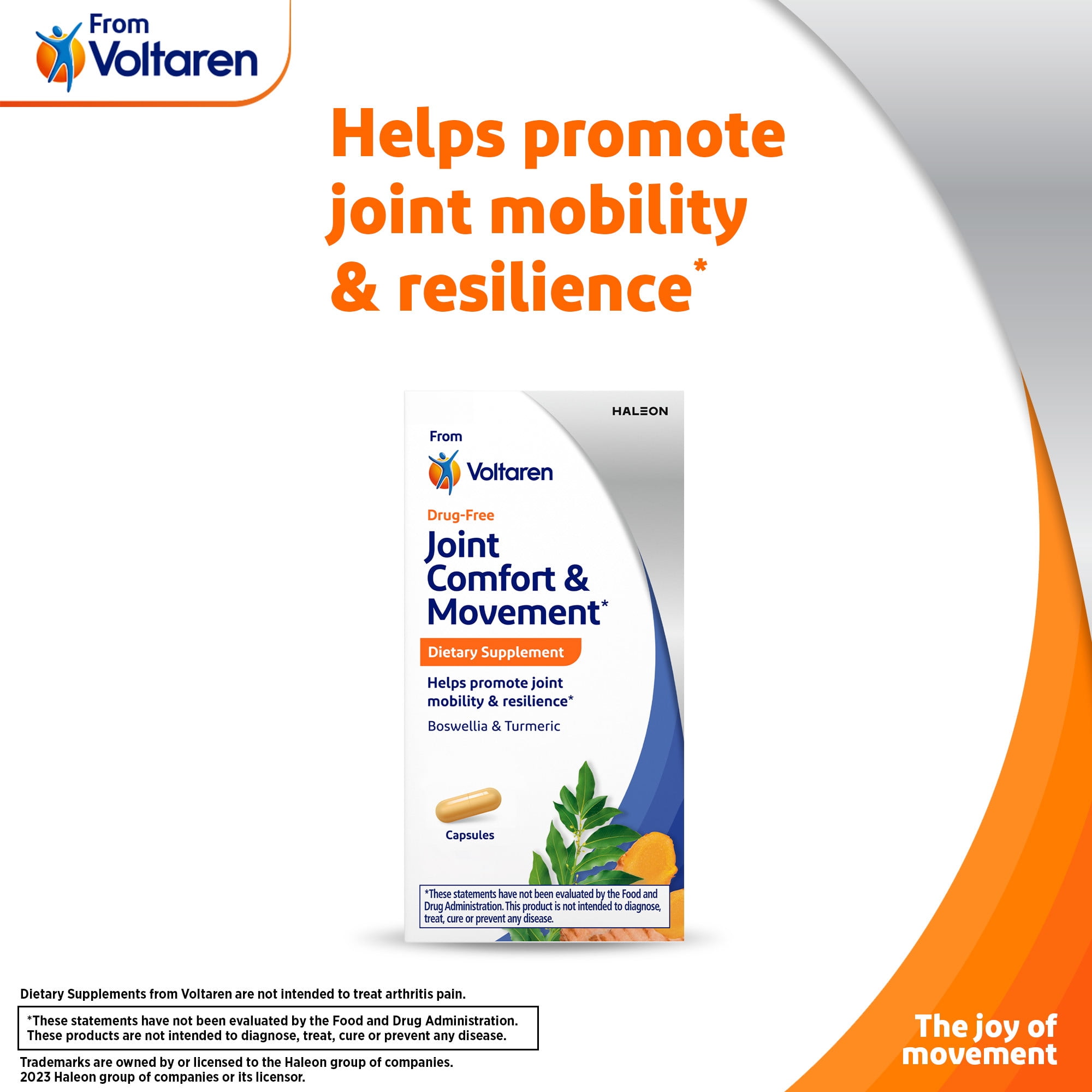 Voltaren Dietary Supplements Joint Comfort + Movement – 30 Ct