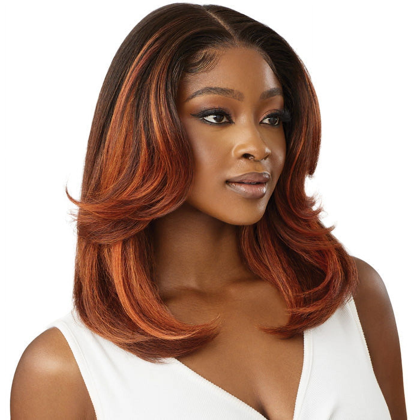 Outre Perfect Hairline Glueless Synthetic 13X6 Fully Hand-Tied HD Lace Front Wig - LEOMIE