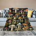 thumbnail image 2 of HENGT Mushroom Blanket Plants Throw Blankets for Kids Soft Plush Blanket for Couch Sofa Bed Home Decorations, 2 of 6