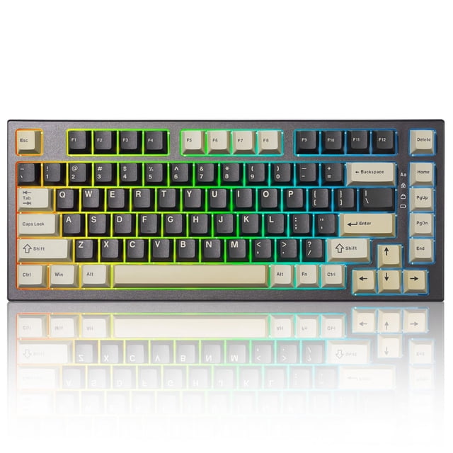 Teclado para videojuegos YUNZII RT80 Rapid Trigger Hall Effect Black