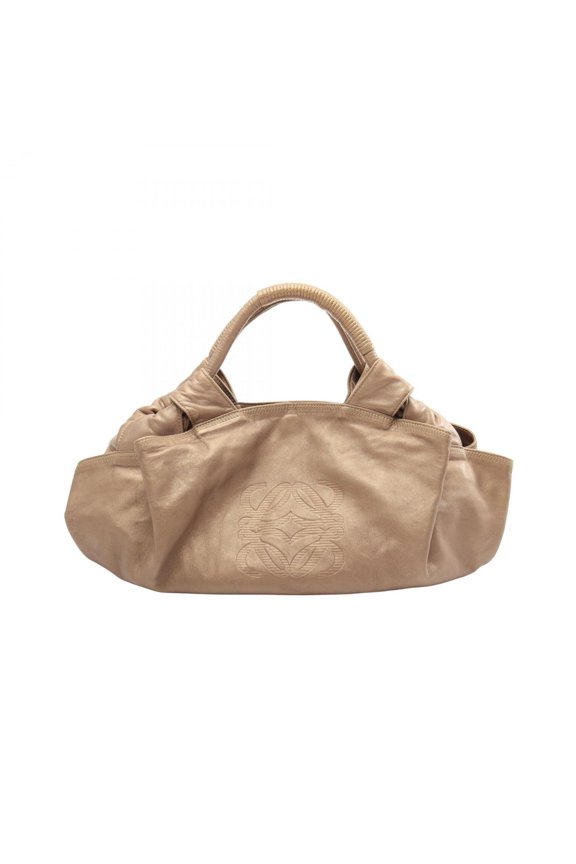 Pre-Owned Loewe Nappa Aire Handbag, Leather, Women's, Gold Tone