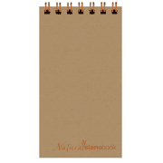 Natural StenoBook 3 Pack (3.75 x 7 inches) Top-Bound Sand Notebook - 100% Recycled Covers - Durable, Quality Paper, Alternating Line and Graph Pages