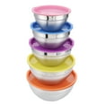 thumbnail image 2 of Food Storage Bowl,5pcs/set Stainless Steel Mixing Food Storage Container Mixing Bowls Best in its Class, 2 of 14