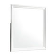 thumbnail image 3 of White Faux Leather Upholstery - Uniform Textured Detailing - Bedroom Space - Functional Storage Pieces, 3 of 6