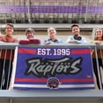 thumbnail image 2 of Toronto Raptors - Drapeau Rétro Est 1995 (3 par 5 Pieds), 2 of 2