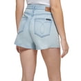 thumbnail image 2 of Calvin Klein Jeans Women's High-Rise Cutoff Denim Shorts Blue B4HP (Regular,27,Light), 2 of 2