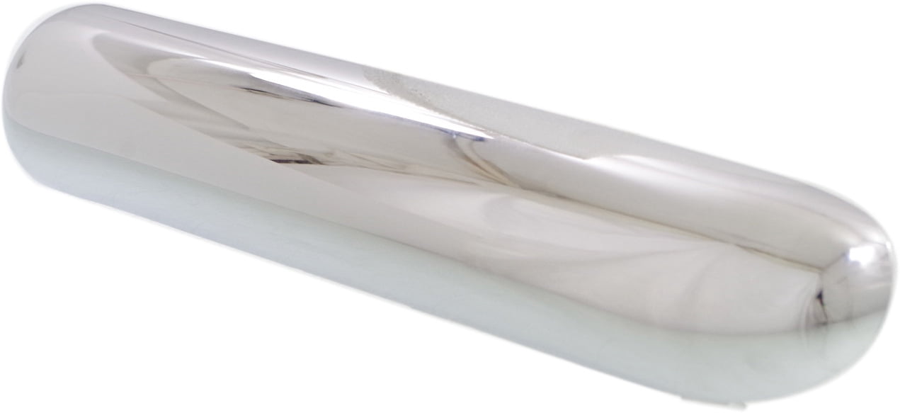 Bumper Trim Compatible With 2002-2004 Mini Cooper Front, Left Driver Side, Outer Chrome