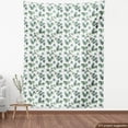 thumbnail image 3 of Ambesonne Leaf Fabric by the Yard Upholstery, Watercolor Eucalyptus Art, 10 Yards, Green Pale Brown White, 3 of 4