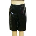 thumbnail image 3 of Dpytoraw Girls Metallic Shorts Dance Outfits Shiny Hot Pants Athletic Shorts For Girls Boys Cargo Pants Size 18-24 Months, 3 of 3