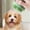 Green, variant on Rechargeable Dog Bath Brush With Shampoo Dispenser Electric Shower Massage Brush For Cats And Dogs, Built-In Soap Reservoir For Easy Bath Time,Orange