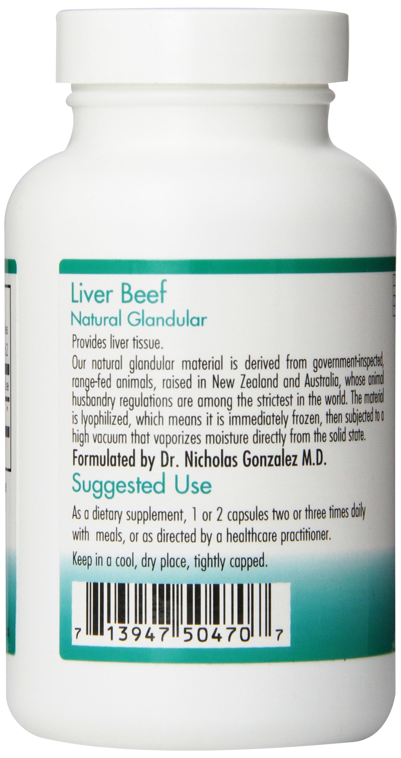 Liver Beef  by Nutricology - 125 Capsules