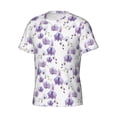 thumbnail image 3 of Rocae Orchids Flowers for Men's Moisture-Wicking Crew Tee - T-Shirt for Sports, Outdoor Activities, and Casual Wear3X-Large, 3 of 9