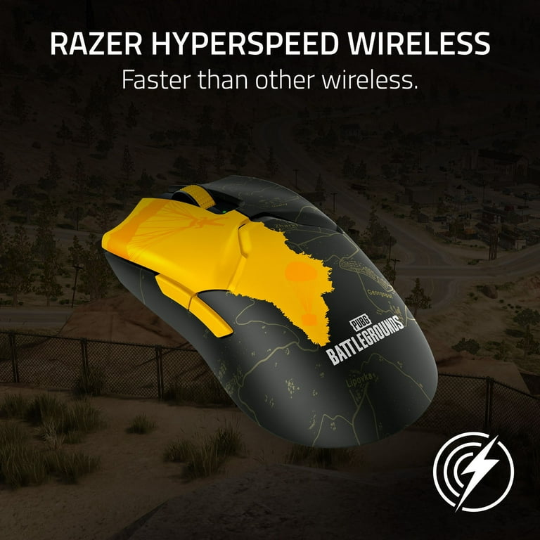 Razer Viper V2 Pro Ultra-lightweight, Ultra-fast Wireless Esports Mouse,  PUBG Battle Grounds Edition 