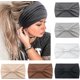 thumbnail image 1 of 6 Pcs Headbands For Women's Hair , Wide Soft Ladies Headband , Fashion Bandanas Knot Adult Scarfs Hairbands Elastic Fashion Yoga Hair Bands Hair Acc, 1 of 5