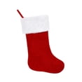 thumbnail image 2 of Medias de Navidad,Medias navideñas de Papá Noel con saco colgante de terciopelo,Bolsa de regalo para calcetines de chimenea de Navidad para niños,Bolsas de regalo con adornos de rojo, 2 of 8