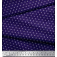 thumbnail image 2 of Soimoi Polyester Crepe Fabric Dot & Heart Shirting Print Sewing Fabric Yard 52 Inch Wide, 2 of 3