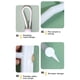 thumbnail image 5 of Monstrate Limpiaparabrisas de vidrio para oficina, cocina, baño, ducha, puerta, ventana, espejo, rascador de , removedor portátil, limpieza y Suministros de limpieza para el hogar Negro, 5 of 6