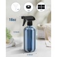 thumbnail image 3 of Botella de aerosol de vidrio Bontip Indigo Blue 500 ml (2 paquetes/500 ml), 3 of 7