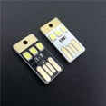thumbnail image 3 of Naiovety Mini lámpara LED USB de 5 piezas, luz nocturna regulable de 5V, bajo consumo de energía, Banco de energía, PC, escritorio, luz nocturna, Iluminación novedosa Blanco Naiovety HA025593-01, 3 of 6
