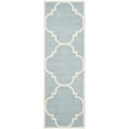 thumbnail image 3 of SAFAVIEH Chatham Hayden Geometric Quatrefoil Wool Area Rug, Blue/Ivory, 10' x 14', 3 of 10