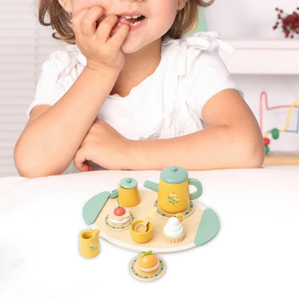 Asda wooden afternoon tea set sale