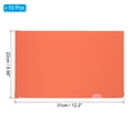 thumbnail image 2 of Uxcell L Type Folders 10 Pack A4 Plastic File Project Pockets Clear Paper Document Jacket Sleeves Red, 2 of 5