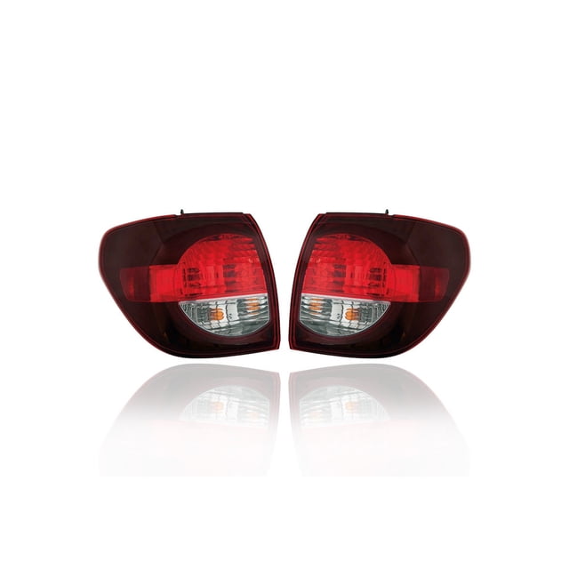 Tail Light Assembly - Compatible/Replacement for '18-20 Toyota Sequoia - Outer On Quarter Panel, Halogen - Pair, Left Driver + Right Passenger Set - 815500C110, 815600C110