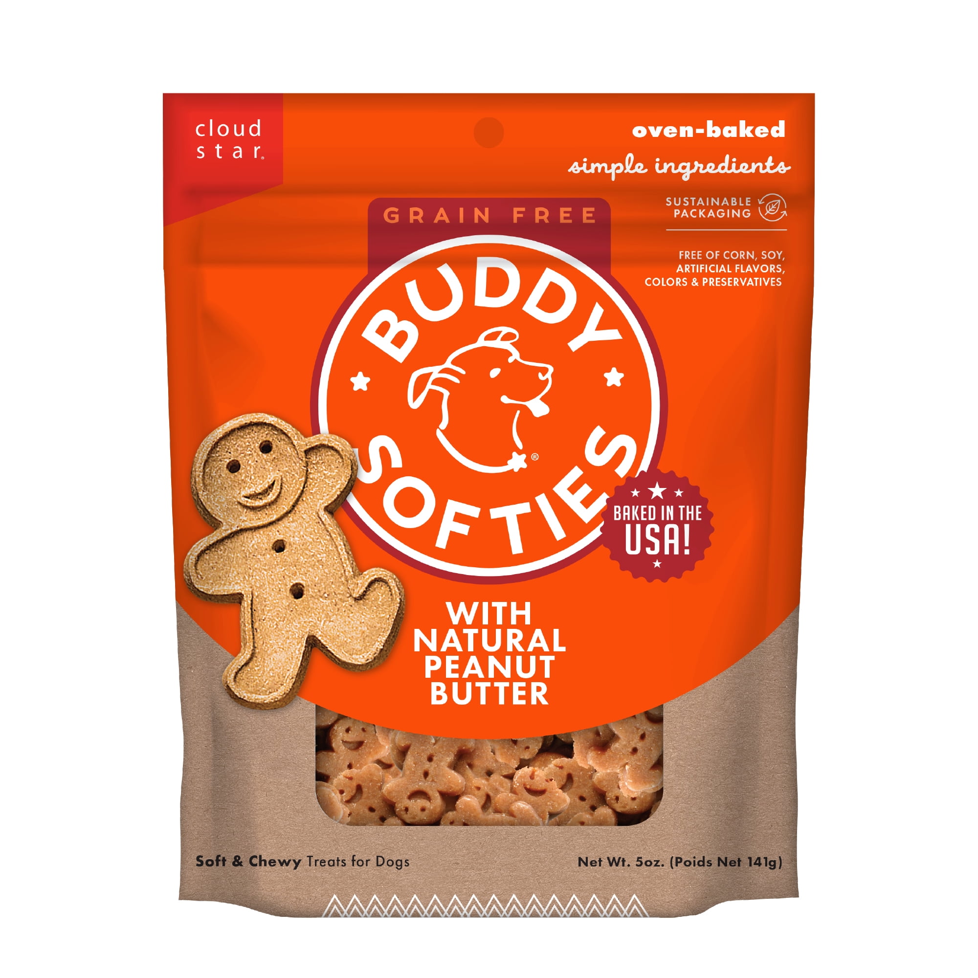 Cloud Star Buddy Biscuits Grain Free Oven Baked Peanut Butter Dog Treats Cloud Star Buddy Biscuits Grain Free Oven Baked Peanut Butter Dog Treats