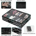 Prociv Under Bed Shoe Storage Organizer, Fits 12 Pairs, Underbed Shoe