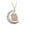 F, variant on LSLJS Circle Pearl Alloy Necklace Fashion Conch Paper Card Necklace All-Match Necklace, Gifts for Mom Wife Girlfriend Her on Anniversary Mothers Day Valentines Day Christmas Birthday Gifts for Women