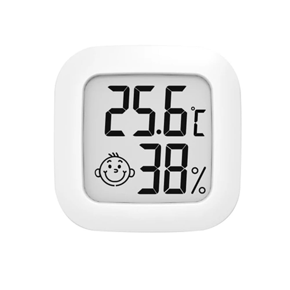 Mini Home Room Digital LCD Thermometer Thermometer Hygrometer Humidity Clock N