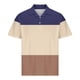 thumbnail image 5 of pstuiky camisetas de hombre, Camisa deportiva de manga corta con solapa y botones a rayas de patchwork para hombre ropa de hombre l, 5 of 5